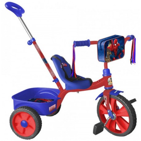 Triciclo Spiderman con Bastón - Envío Gratuito