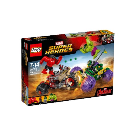 Hulk Vs Hulk Rojo - Lego - Envío Gratuito