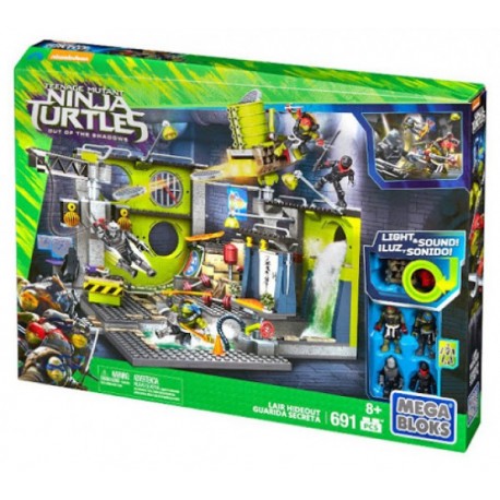 TMNT - Mega Bloks - Guarida de las Tortugas - Envío Gratuito