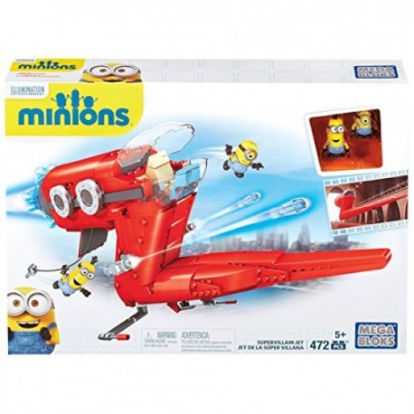 Mega Bloks- Minions Jet Villana - Envío Gratuito